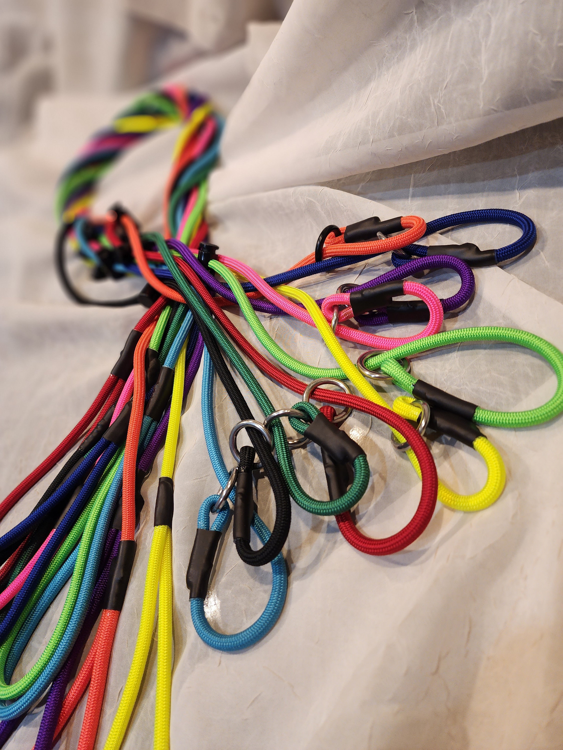 Rosewood Rope Twist Slip Lead, Green