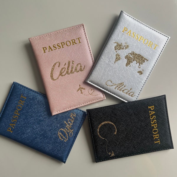 Pochette de passeport personnalisé