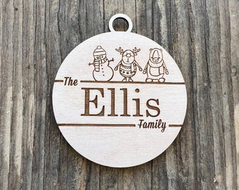 Customized Family Ornament