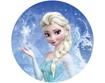 Tortenaufleger Frozen Elsa, rund 20cm | Disney