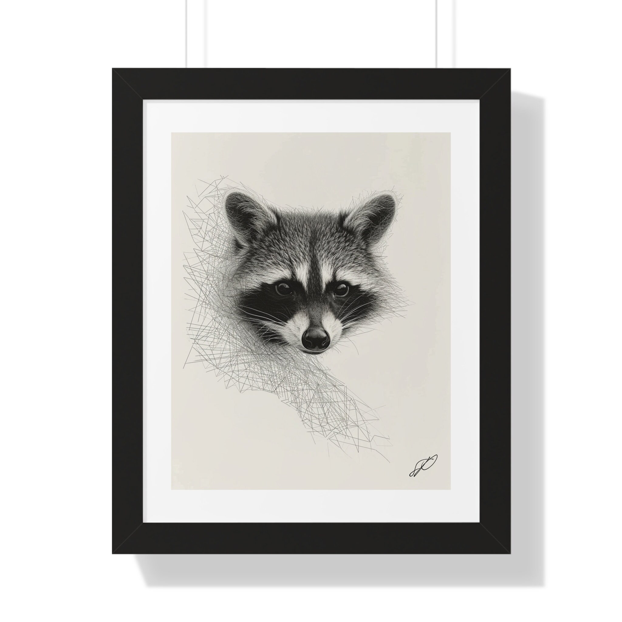 Raccoon Print Raccoon Drawing Lover Raccoon Art Painting Raccoon Gift