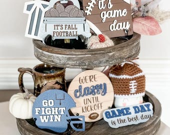 Football tiered tray