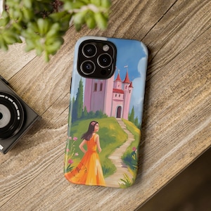 Fairytale Phone Case, Tough Cases for Disney Lovers, Magical Castle Design, Cute Gift for Kids, Unique Phone Accessories