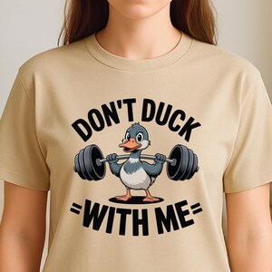 Don't duck with me, sarcastic sweatshirt, funny women shirt, dark humor shirt, funny mom shirt, animal shirt, meme tshirt, retro funny shirt