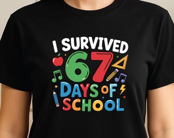 67 days of school shirt, end of school, 67 tee