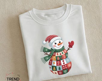 Christmas snowman shirt, snowman christmas, snowman sweatshirt, christmas gifts, gift for mom, vintage christmas sweater, christmas gift,