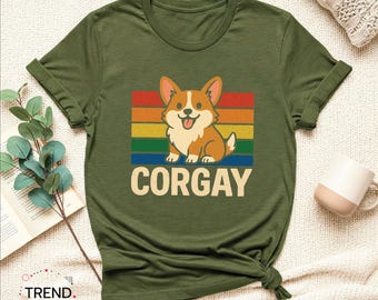 Corgi Mom Shirt, Funny Corgay Tee, Dog Lover Gift