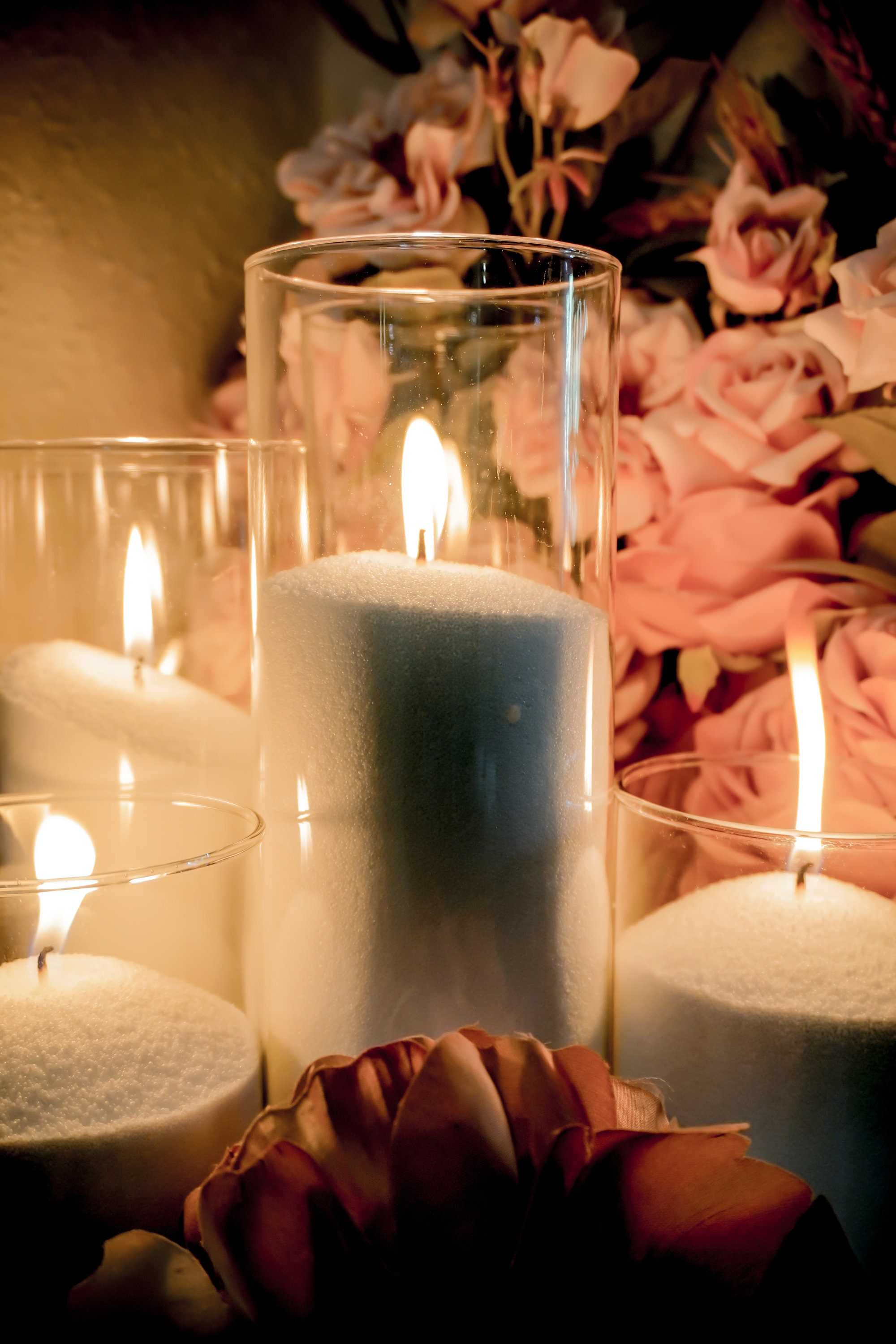 Blue and White Granulated Wax Crystals To Create Candles by Pouring in Bowl  and Inserting Wick. Stock Image - Image of powder, beads: 234668587