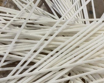 Pre-Waxed Cotton Candle Wicks | 6 Inch, Sand Wax (Pack of 100)