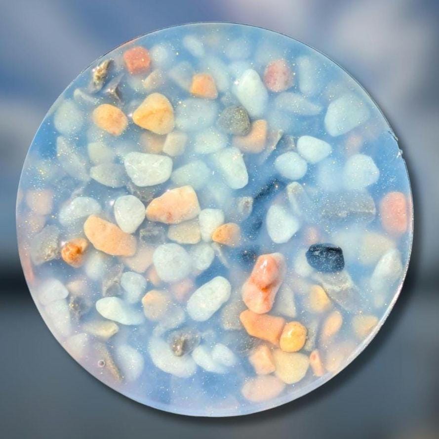 Pebble Picky Pad — pocket-sized tactile relief - Picky Pads. Sensory details: Includes Bonus Mini Pad, Portable 3" Size, Habit Distraction.