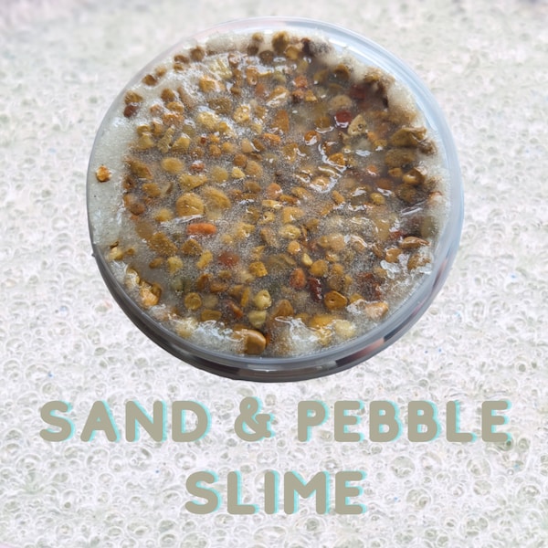 Florida Pebble & Sand Slime - Crunchy | Many scents to choose from! | Clear Slime x TnG Base