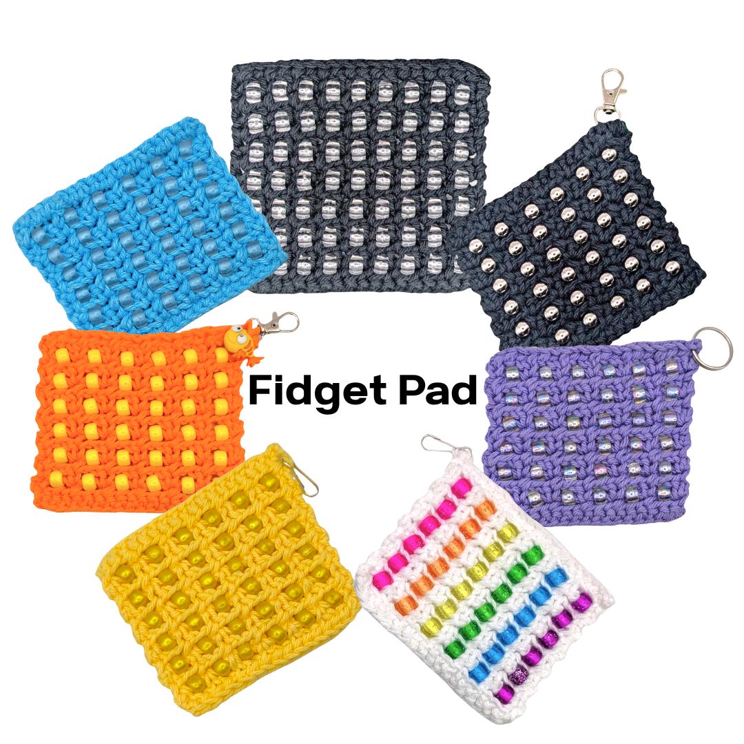 Silent Fidget Pad — discreet comfort for work & school - Agere Gear. Sensory details: 100% Organic Cotton, Perfect for Office/School, Silent Operation.