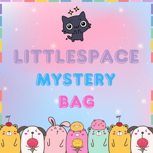 Sac mystère Little Space | 5 grandes surprises + une collation et des cadeaux | personnalisation disponible