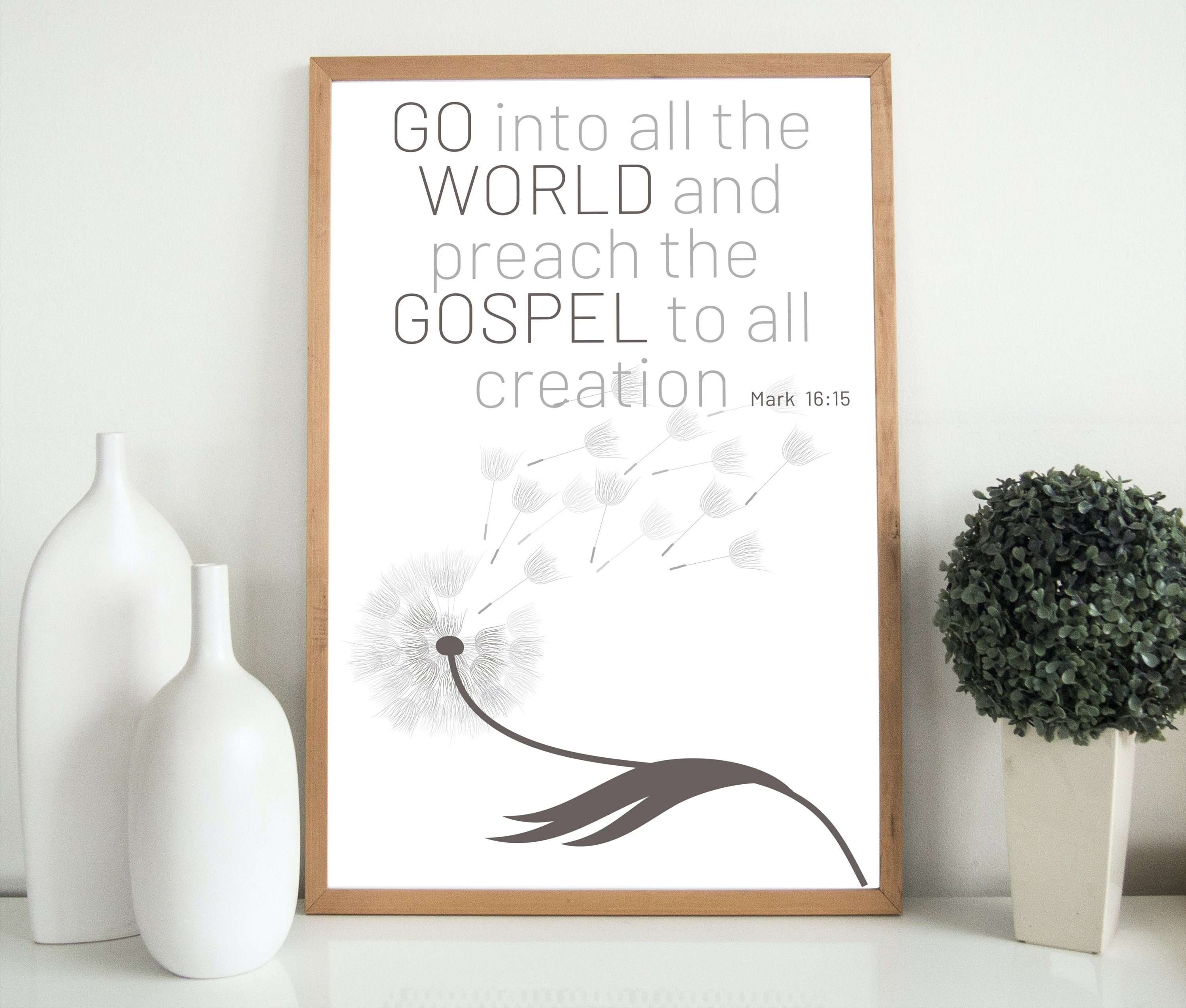 Go Into All The World And Preach The Gospel Tote Bag Go Into All The World And Preach The Gospel Tote Bag