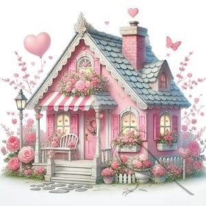 Adorable Valentine Clipart PNG Bundle  Perfect for DIY Projects, Valentine Bear Clip Art, Commercial Use, Set of 22