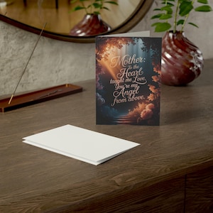 Juego de tarjetas de felicitación florales para el Día de la Madre, tarjetas sinceras para mamá, notas elegantes, tarjetas de agradecimiento,