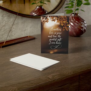 Elegante Muttertagsgrußkarten, Perfekt für Feste, personalisierte Notizen, Geschenkanhänger, Dankeskarten