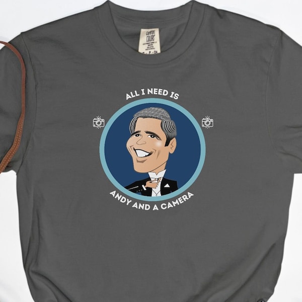 Andy Cohen Shirt Gift for Bravo Fan Apparel All I Need is Andy and a Camera T-Shirt The Real Housewives Merch Reality TV Shirt