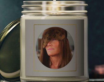 Meredith Marks Fur Sleep Mask Candle RHOSLC Candle for Bravo Fans of The Real Housewives of Salt Lake City Gift Rough Night Reality TV Gifts