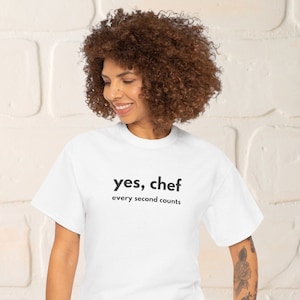 Yes Chef The Bear Shirt The Bear Fan Apparel Gift for Chef Gift for Foodie Pop Culture T Shirt Jeremy Allan White Cook Gifts