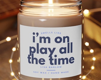 Lisa Barlow The Real Housewives Candle Bravo Fan Gift Candles Housewives Gift for Her Bravo Decor Housewives Merch Reality TV Show Hostess