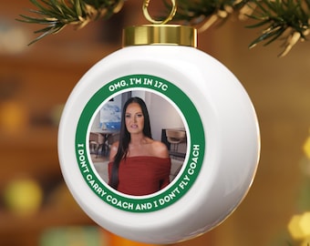The Real Housewives Christmas Ornament Gift for RHOSLC Fan Gift for Bravo Fan Lisa Barlow I'm in 17C Bravo Christmas Decor Salt Lake City