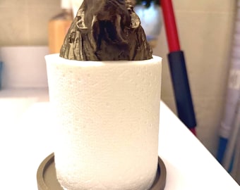 Chicken Toilet Paper Holder: Rustic Country Bathroom Decor