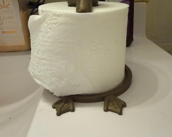 JUMBO Duck Toilet Paper Holder: Country Home Bathroom Decor