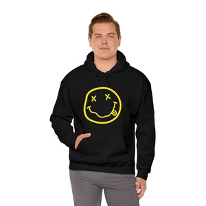 Funny Smiley Unisex Heavy Blend™ Hooded Sweatshirt