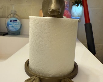 Duck Toilet Paper Holder: Country Home Bathroom Decor