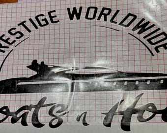 Funny Decal Car Sticker Boats and Hoes