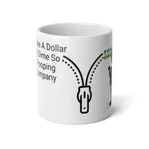 Funny, Pooping, Work Jumbo Mug, 20oz