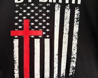 Patriotic Christian T-Shirt – American Flag Faith Tee