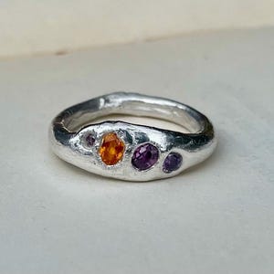 simuero リング 18号 silver clear アメジスト Simuero Ring - Etsy