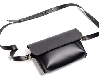 Leather Fanny Pack, Small Leather Bag, belt bag women handbag, bum bag, Shoulder Bag, Leather Hip Bag, waist bag, personalized gift for her