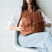 see more listings in the Leather Backpack Women's section