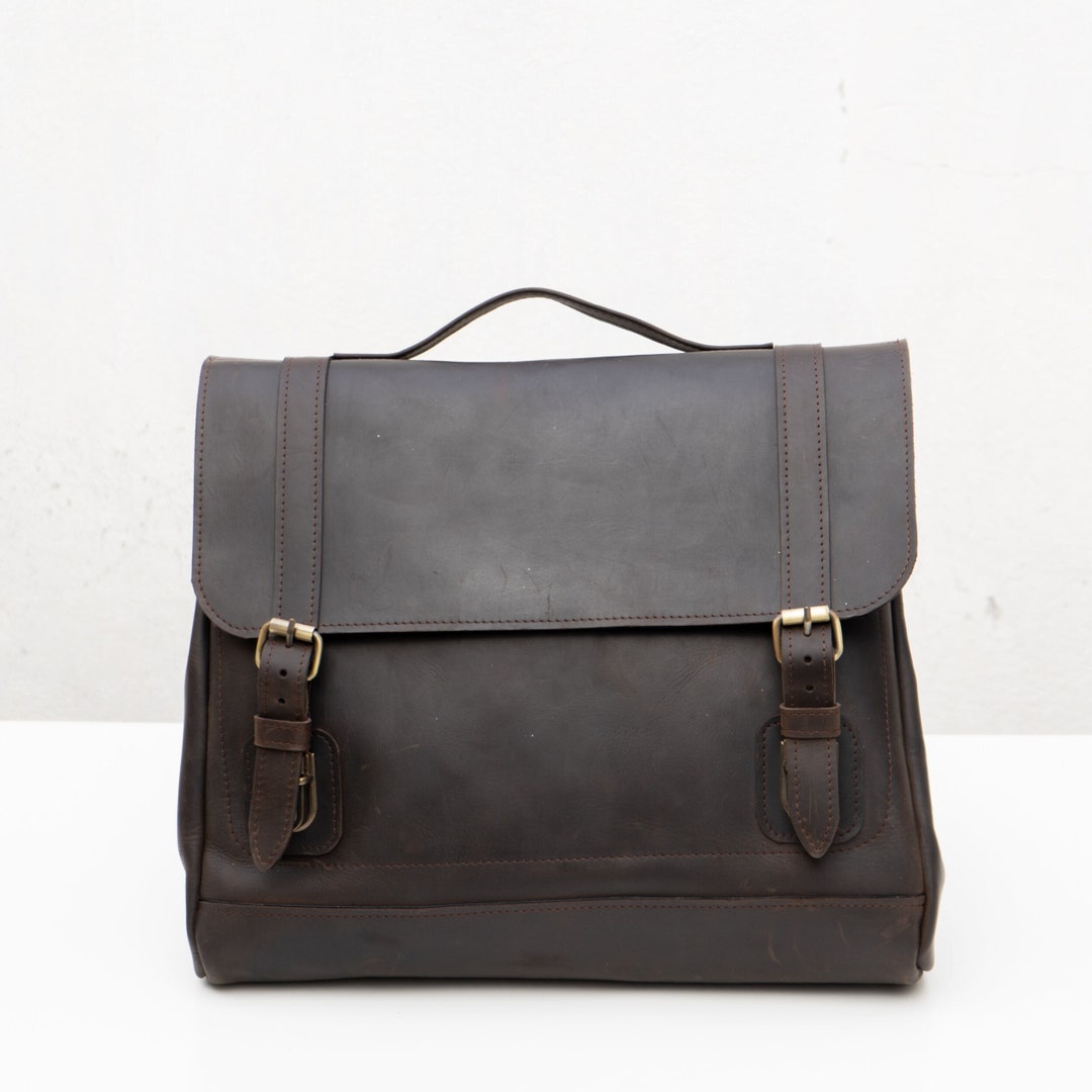 Leather Briefcase, Brown Leather Briefcase, Men Leather Briefcase ...