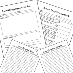 New Attorney Success Bundle! Trackers, Checklist, and Cover Sheet! Calling all new ASSOCIATE ATTORNEYS and LAWYERS!