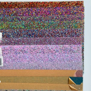 1/8&quot; Acrylic Sheet for Laser Cutting, Acrylic for Sign Making Glitter Holographic Flakes Sheet Laser Ready 3mm Acrylic for Craft Star Dots