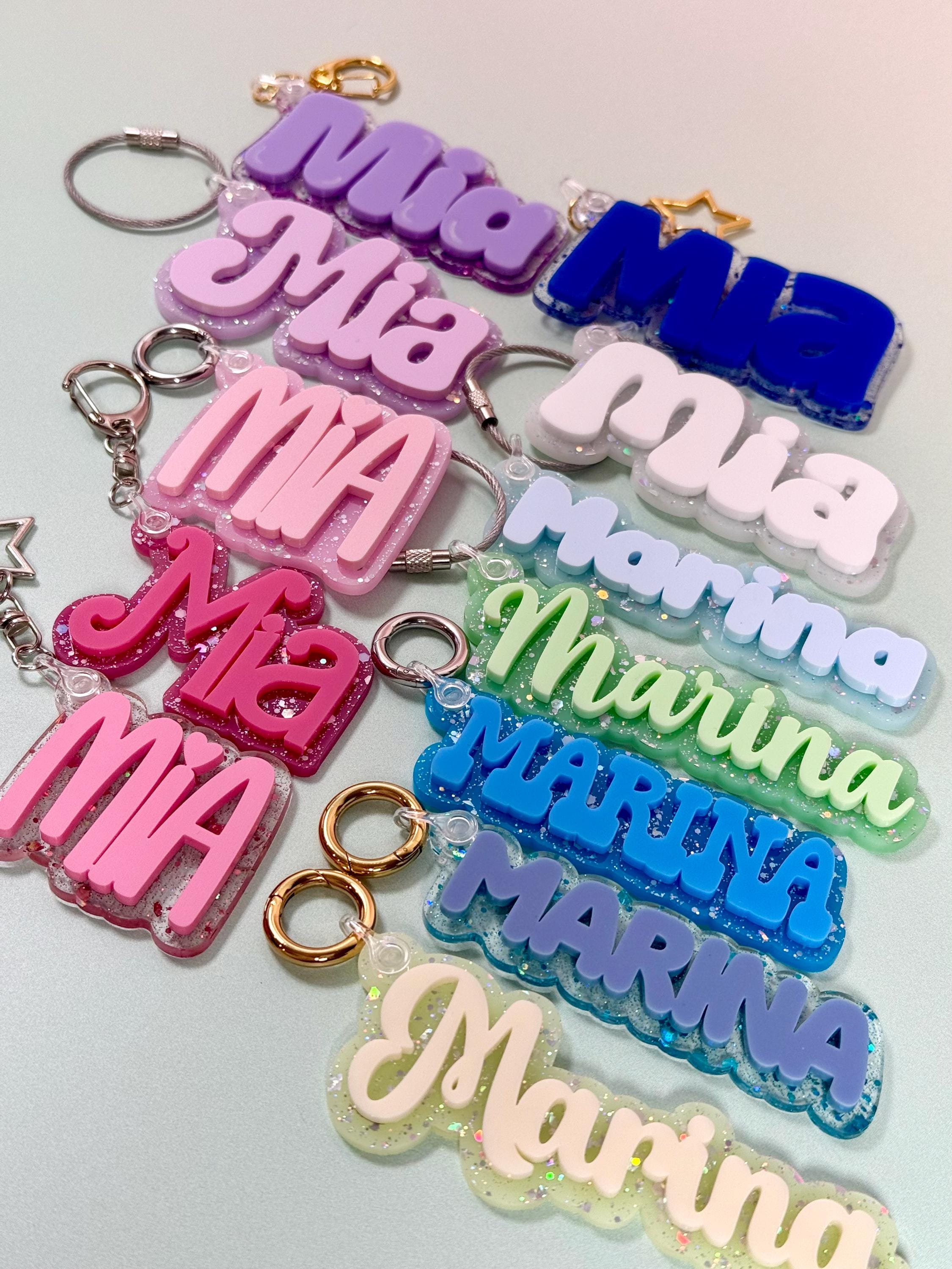 Kids Backpack Name Tag Personalized Sport Bag Name Plate Custom Bog Bag Nameplate Tag Sport Team Bag Keychain Name Diaper Bag Name Tag
