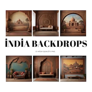 15 hoogwaardige png-bestanden voor India-achtergrond: verken de mystieke landschappen van India! Perfect voor uitnodigingen en digitale kunst: direct downloaden