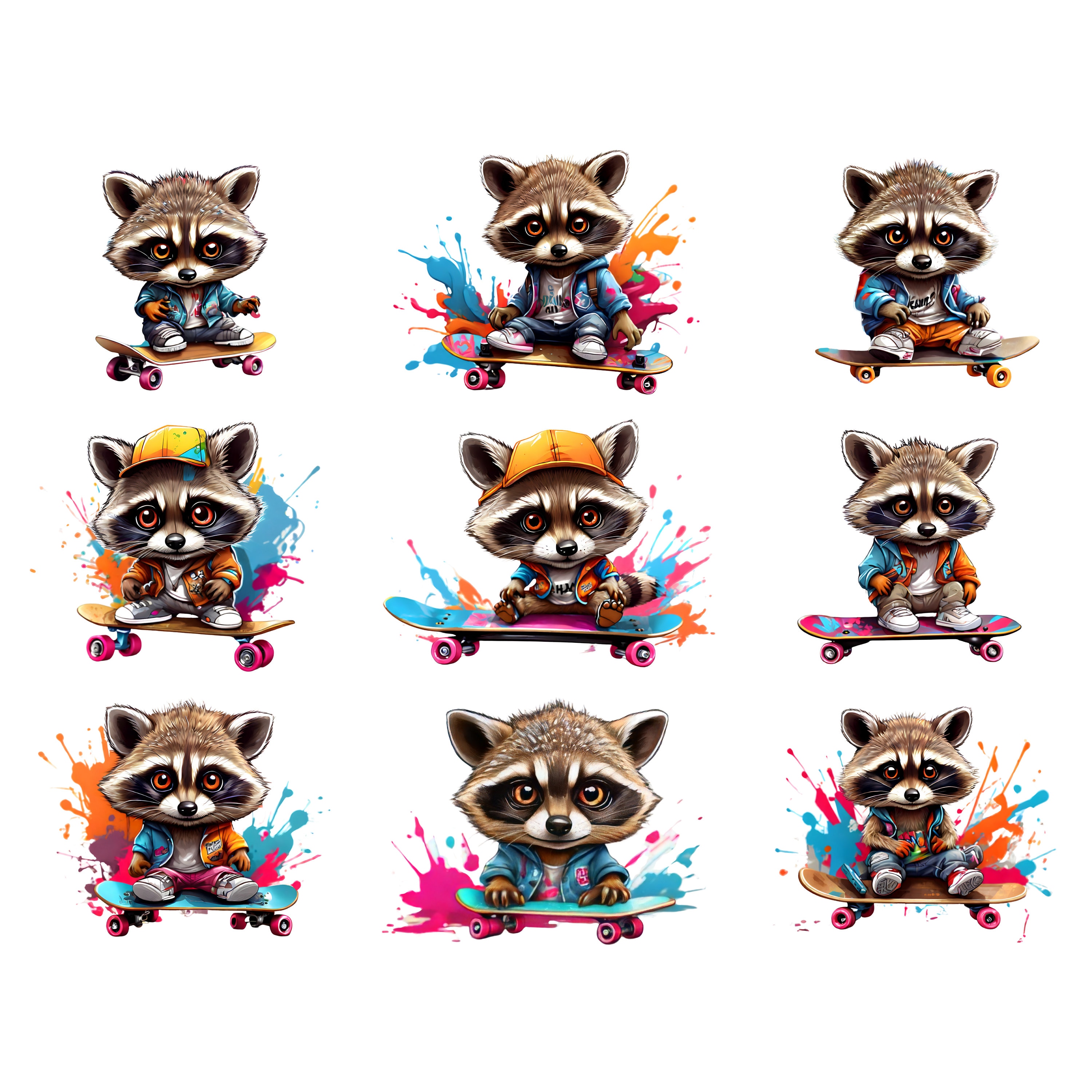 Graffiti Raccoon - High-quality Transparent Background Graffiti Raccoon ...