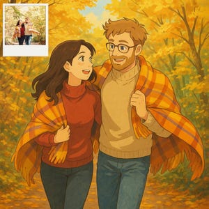 Aangepaste studio ghibli-stijl portretposter van foto – gepersonaliseerde anime-kunstprint – ghibli-geïnspireerde muurdecoratie – uniek cadeau – digitaal –
