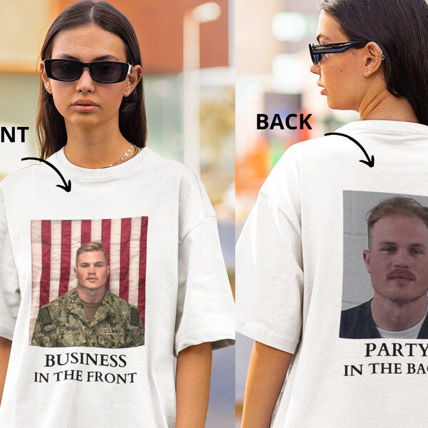 Business In The Front Party The Back Zach Bryan Mugshot Shirt, Funny Zach Tour Merch, Country Music Fan Gift, Zach Bryan Shirt Meme Women's