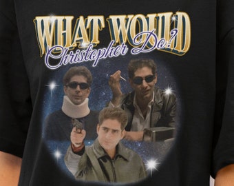 What Would Christopher Do Shirt, Moltisanti Neckbrace T-Shirt, The Sopranos Shirt, Vintage Bootleg Shirt, Sopranos Gifts, Paulie Gualtieri