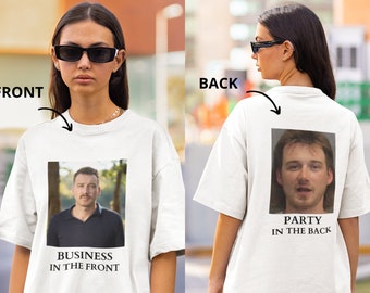 Affaires devant la fête à l'arrière Chemise Mugshot Morgan Wallen, Merch drôle de tournée Wallen, Cadeau pour fan de musique country, Chemise Morgan Meme Wallen