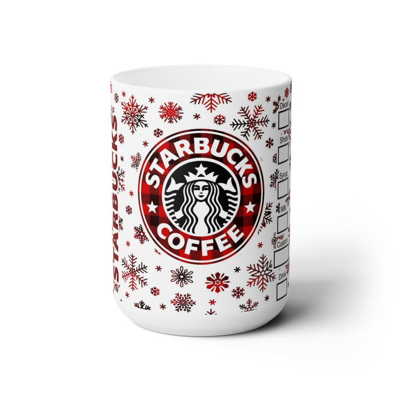 STARBUCKS Christmas Mug 15oz Etsy