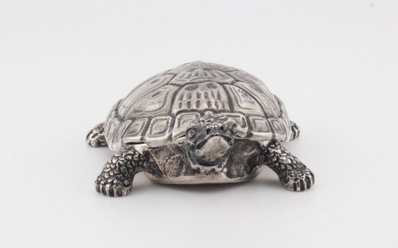 Gianmaria Buccellati Sterling Silver Turtle Box - image 9
