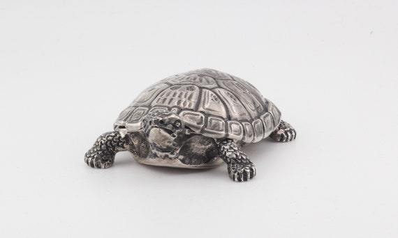 Gianmaria Buccellati Sterling Silver Turtle Box - image 3