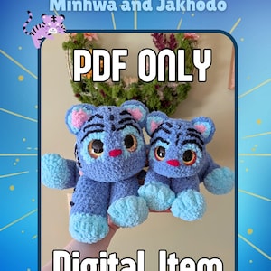 Tiger Bundle: Minhwa and Jakhodo PDF Pattern Bundle Amigurumi